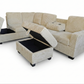 Cream Corduroy 6 Seater Sofa - Miracle Interior | Lufeno Canada