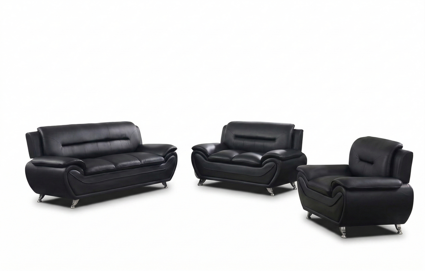 Randy Black Sofa