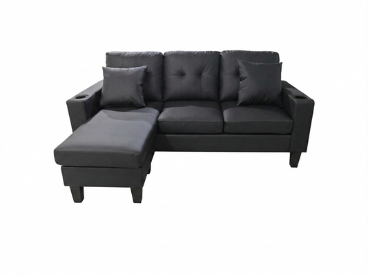 3 Seater Leather PU Sofa
