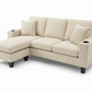 Beige Corduroy 3 Seater Sofa