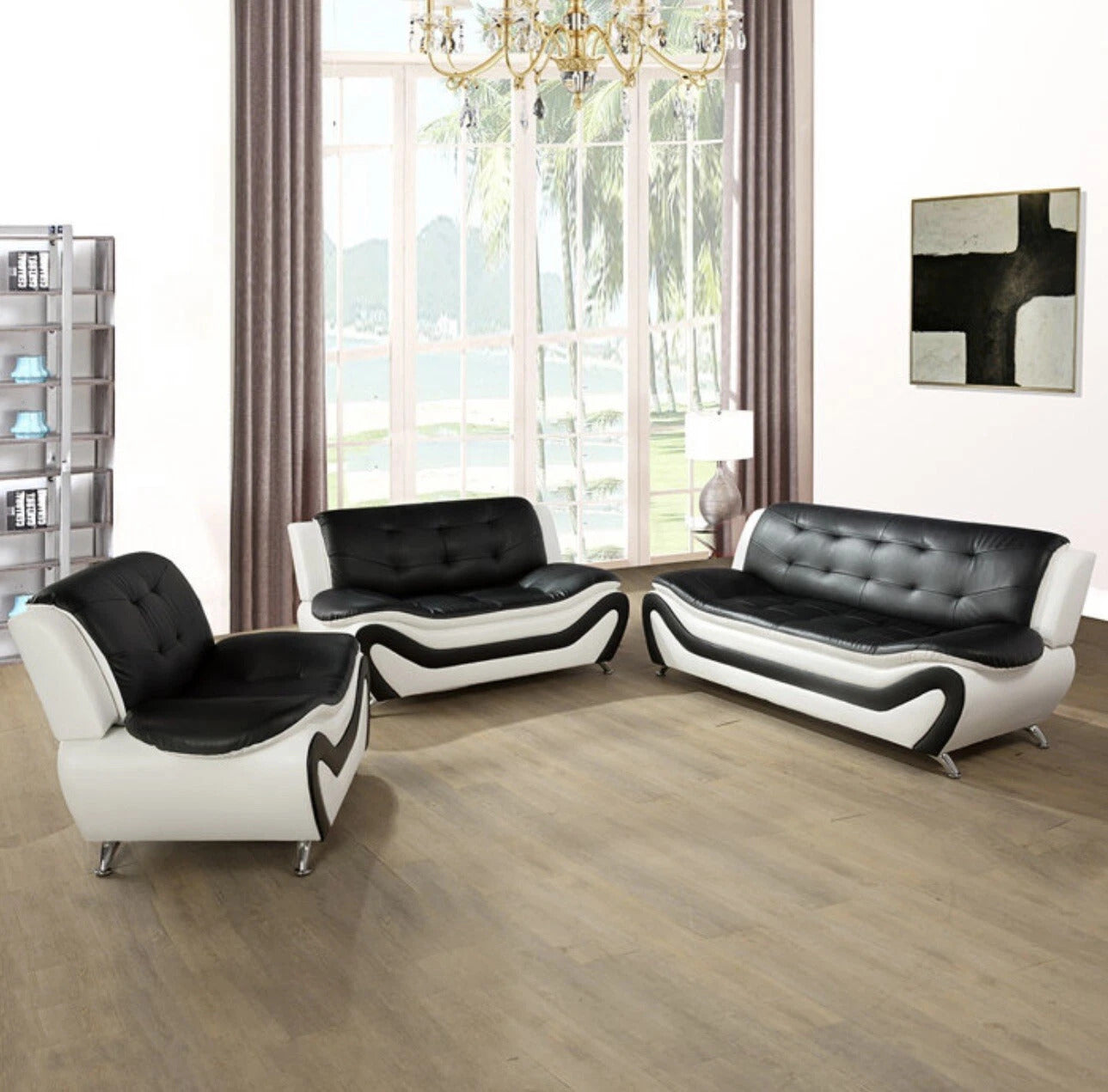 Black White Black Sofa – Sofa