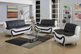 Black White Black Sofa