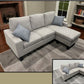 Fabric Beige 3 Seater Sofa