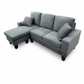 Fabric Grey 3 Seater Sofa