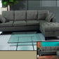 Grey Fabric 4 Seater Sofa - Miracle Interior | Lufeno Canada