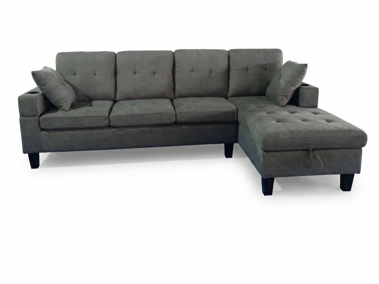 Grey 4 Seater Sofa