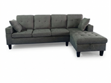 Grey 4 Seater Sofa
