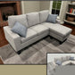 Fabric Beige 3 Seater Sofa